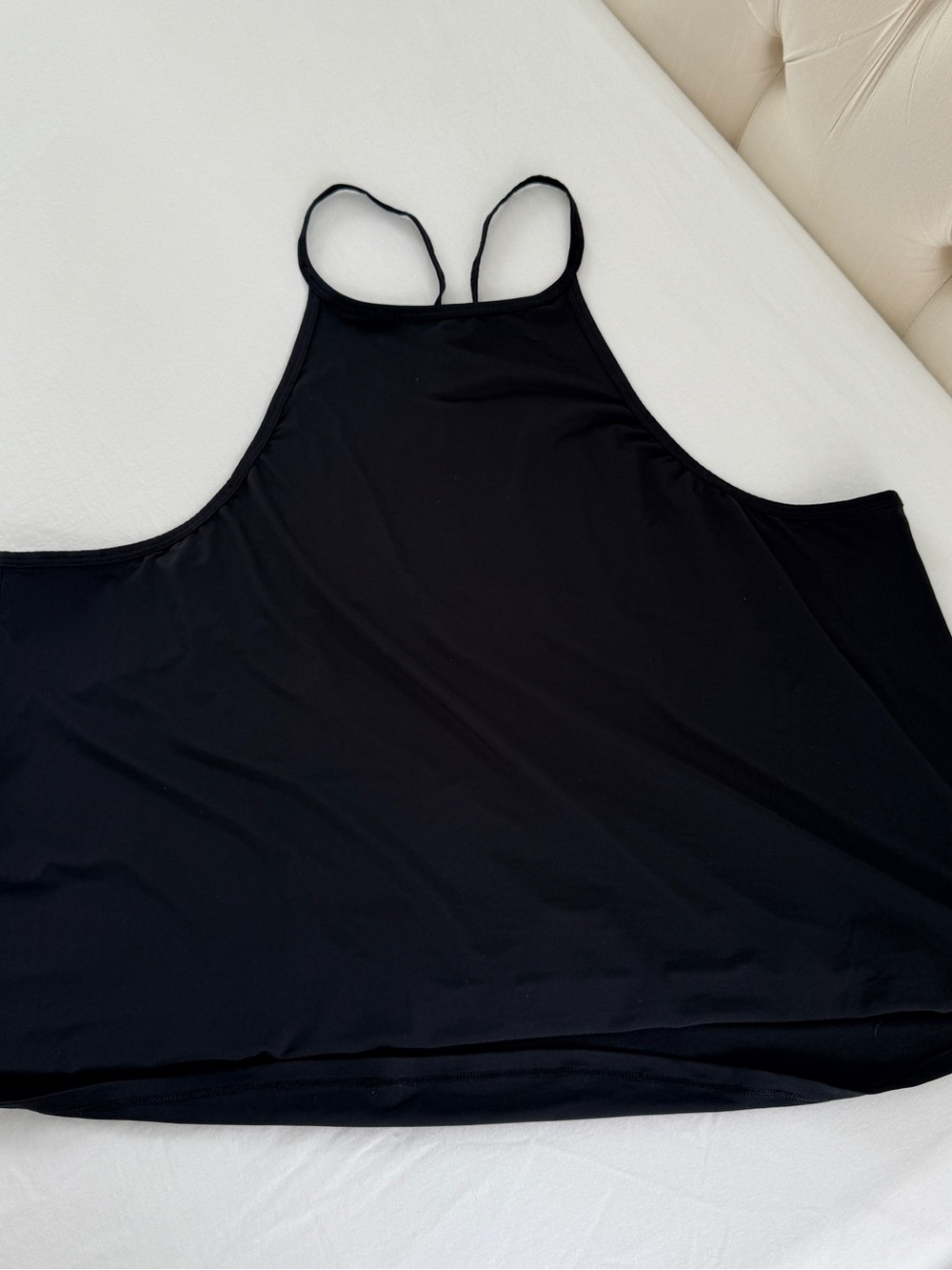 Black High-Neck Women's Tank